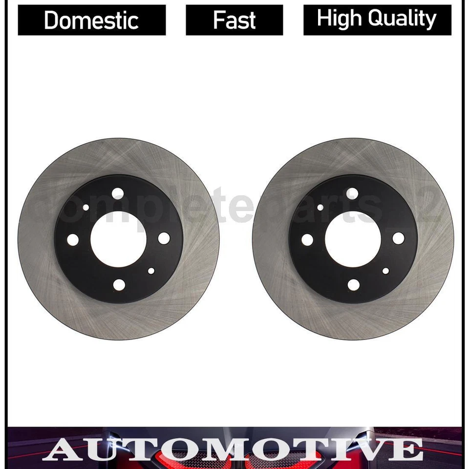 2 Front Brake Rotors Fits Nissan 200SX 1.6L Nissan Lucino 1.6L - Image 1 of 4