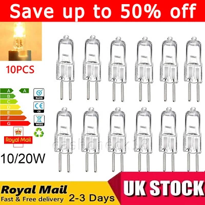 G4 Halogen Bulbs Capsule Lamps Light Lamp 10W 20W Watt 12V Volt 2 Pin Lamps UK - Image 1 of 4