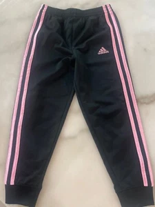 Adidas kids clothes track pant bottom size 5/6 year girls sports casual summer - Picture 1 of 19