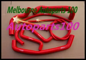 Red Hose Falcon AU1 AU2 4.0L 6CYL 1998-2002 For Ford Silicone Radiator 99 00 01 - Picture 1 of 6