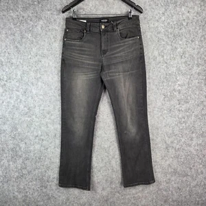 Jack & Jones Jeans Mens 29/30 Black Bootcut Zip Fly Denim Pockets Casual 11288 - Bild 1 von 17