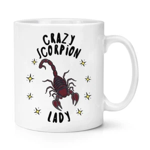 Loco Escorpión Mujer Stars 284ml Taza - Divertido Animal - Imagen 1 de 1