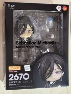 Nendoroid 2670 Black Butler Sebastian Michaelis Sapphire Owl ver. Fgiure F/S - Picture 1 of 6