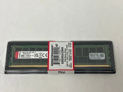 New Open Box PC4-2666V Kingston KSM26RD4/32MRR 32GB Server Dimm - Image 1 of 4