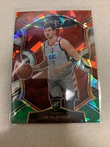 Deni Avdija 2020-2021 Select Green White Red Cracked Ice Concourse Prizm - Picture 1 of 2
