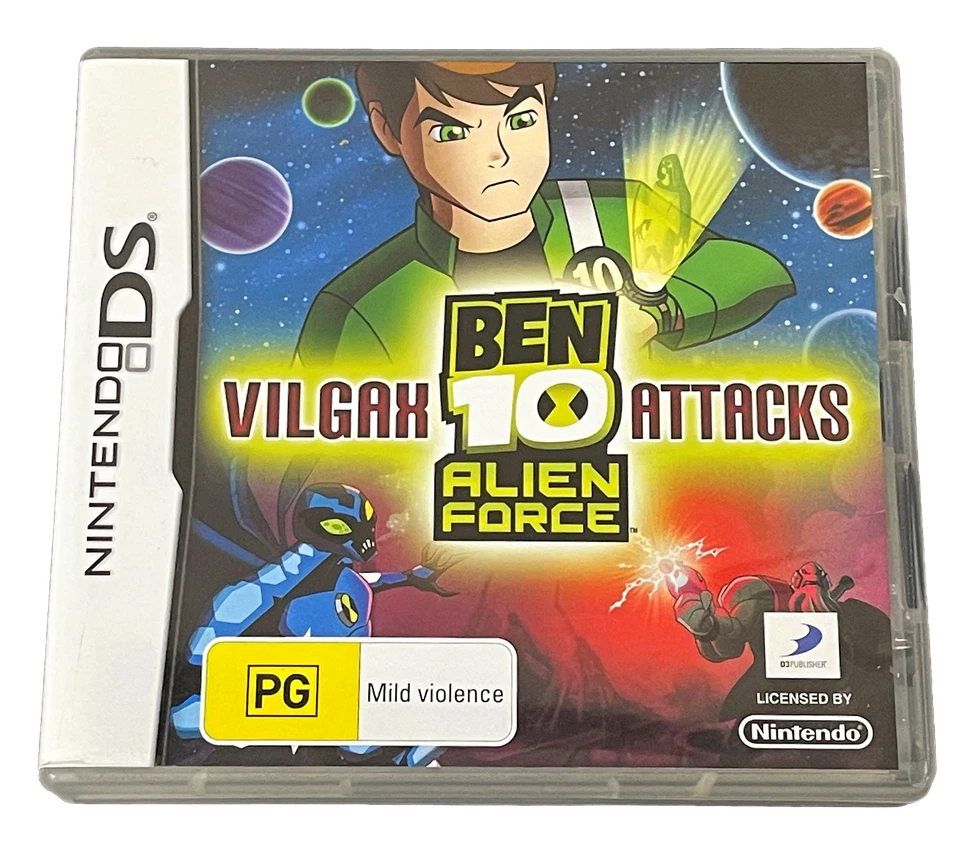 Ben 10 Alien Force Vilgax Attacks Nintendo DS 2DS 3DS Game *No Manual* - Image 1 of 1
