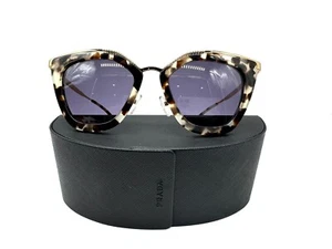 Prada Cinema Brown Sunglasses Gold Tortoiseshell Cat Eye SPR 53S GREAT CONDITION - Picture 1 of 10