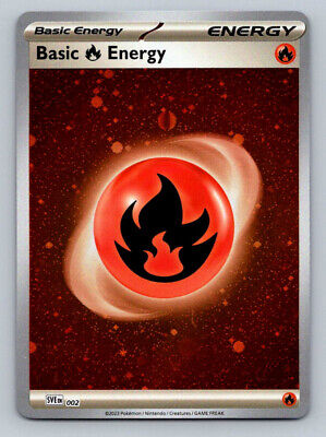 Fire Energy SVE002 Holographic Pokemon 151 Pokemon TCG
