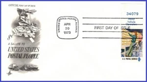 USA3 #1494 U/A ARTCRAFT FDC PB Manual Sorting - Bild 1 von 1