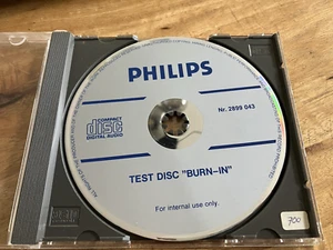 Philips Test Disc "Burn-In" per lettori cd originale! - Foto 1 di 1