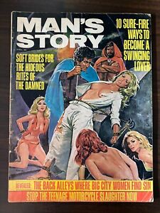 Man's Story Magazine - April 1973, Adventure, Nazis, Torture
