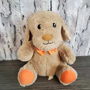 Petsmart Marrón Halloween Perro SQUEAKER Peluche Patas Naranja, Pajarita Satén Juguete 11" - Imagen 1 de 5