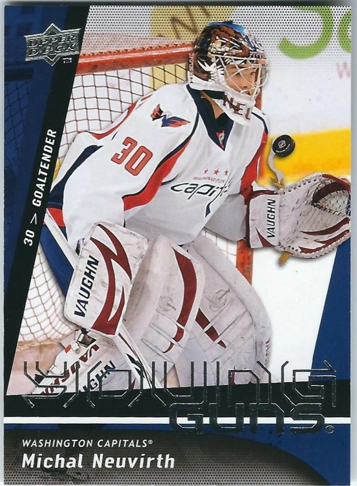 09-10 Upper Deck Michal Neuvirth Young Guns Rookie Washington Capitals - Image 1 of 1