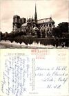 Paros France Side Of Notre Dame Cathedral Postcard Used (39148)