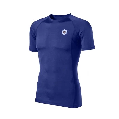 Dynamic Athletica Men's Short Sleeve Workout Compression Shirt (X-Large, Navy) - Image 1 of 4