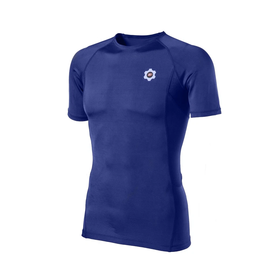Dynamic Athletica Men's Short Sleeve Workout Compression Shirt (X-Large, Navy) - Image 1 of 4