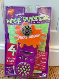 Vintage Nickelodeon 1995 Nick Puzzler Handheld Puzzle Game Toy New Sealed - Picture 1 of 5
