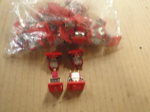 36 pcs C&K U11 Mini SPDT ON-ON or ON OFF 5A 120Vac Rocker Switch RED - Picture 1 of 3