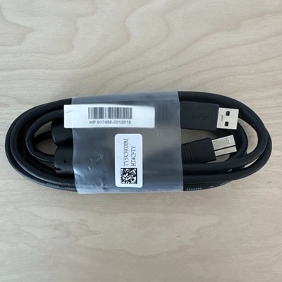 Genuine HP 917468 USB 3.0 Cable A-Male to B-Male - 6ft - Black - Image 1 of 2