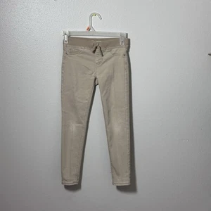 Wonder Nation Girls Kids Khaki Tan Pants School Uniform Jeggings size M(7/8) - Picture 1 of 8
