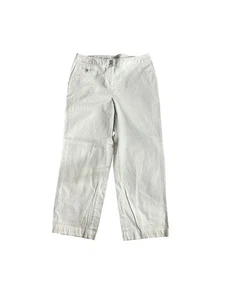 J Jill beige Stretch Petite Caprihose Damen Größe 10P Baumwollmischung - Bild 1 von 9