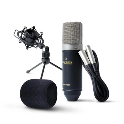 MPM-1000 - Studio Recording XLR Condenser Microphone with Desktop Stand and C... - Image 1 of 4