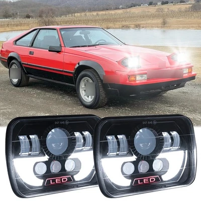 2 piezas Nuevo para Toyota Celica 1982-1993 7x6" LED Faros Alto/Bajo Viga Sellada Foto 1 de 4