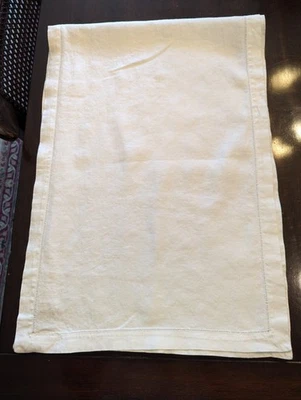 Corredor de mesa Waterford lino irlandés 100 % lino borde cosido con dobladillo 90" x 16" Foto 1 de 4