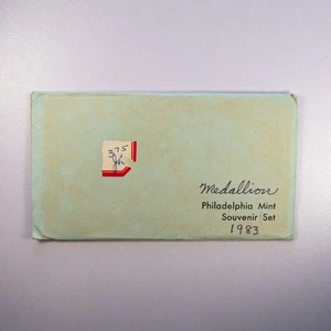 1983 Philadelphia US Mint Souvenir Uncirculated Set SEALED Unopened Envelope P1 - Picture 1 of 2