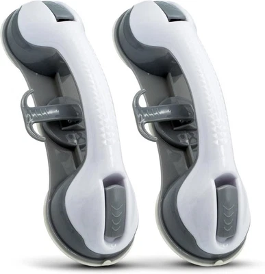 MANIGLIONE DISABILI MANIGLIA DOCCIA VASCA PER ANZIANI 3 VENTOSE MAX SICUREZZA - Immagine 1 di 4