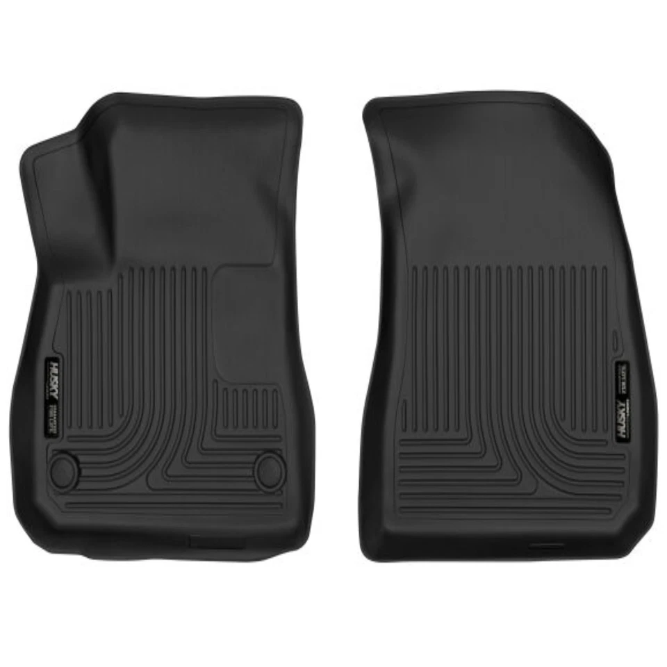 Husky X-Act Contour Black DuraGrip Front Row Floor Liners for Chevrolet Malibu Foto 1 de 4