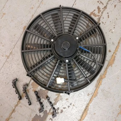 Ford F700 1998 14 pulgadas rendimiento radiador ventilador gpi refrigeración 12 V garantía negro Foto 1 de 4