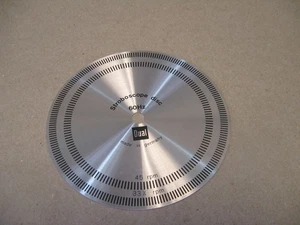 Vtg Dual Turntable Parts 1219 Stroboscope Strobe Disc 45 33-1/3 - Picture 1 of 6
