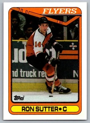 1990-91 Topps Ron Sutter Philadelphia Flyers #45 - Image 1 of 2