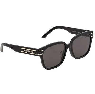 CHRISTIAN DIOR DIORSIGNATURE S7F SUNGLASSES 10A0 BLACK w/GRAY LENS! SHIPS TODAY! - Image 1 of 4