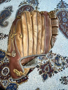 MIZUNO PRO MT580 13,5" RECHTSHAND WERFEN RECHTS LEDER BASEBALL HANDSCHUH Top Zustand - Bild 1 von 7