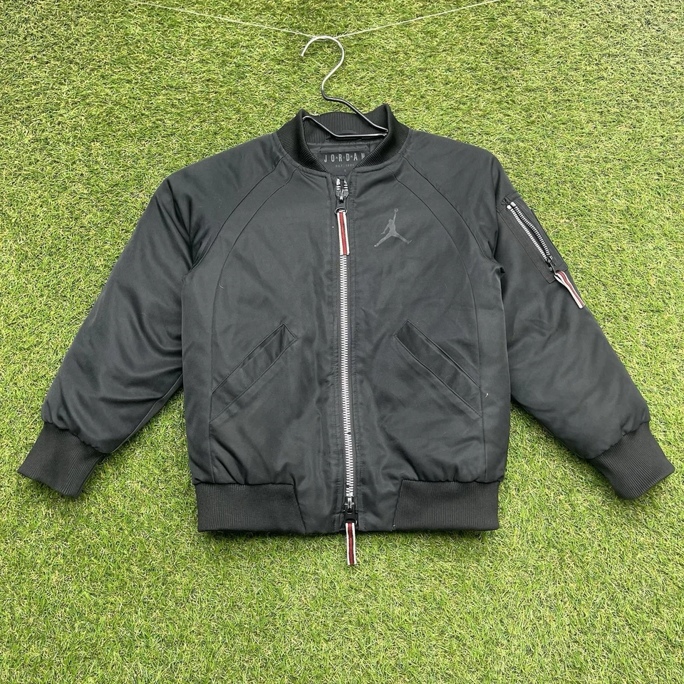 Chaqueta Nike Jordan Juvenil 6 Negra Cremallera City of Flight Softshell Nylon Air y2k Foto 1 de 4