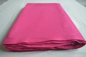 Pink Solid Plain Fabric 100% Cotton Dressmaking Material By The 3 Yard  ZK_93 - Picture 1 of 9