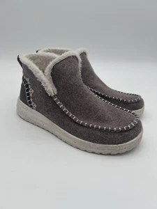 Hey Dude Denny Damenstiefel Wolle Kunst Lammfell Größe 8 - Bild 1 von 6