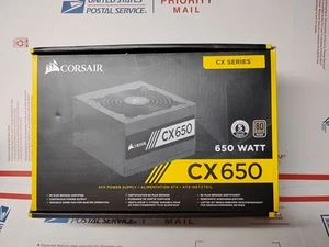 Corsair CX Series CX650 650W 80 Plus ATX Bronze Power Supply! - Afbeelding 1 van 7