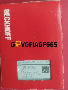 NEW BECKHOFF EL4038 PLC MODULE EL4038 DHL Express Delivery Free ship us free tax - Picture 1 of 5