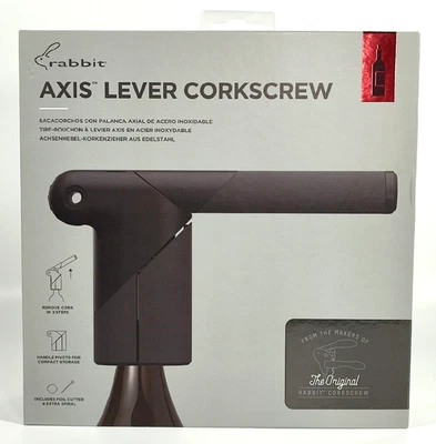 Rabbit Axis Lever Corkscrew with Foil Cutter - New - Image 1 of 3