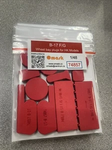 1/48 Omask Wheel Bay Plugs #74857 B-17F/G Flying Fortress For HK - Picture 1 of 1