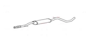 ESCAPE PARA FIAT 500 0.9 TWINAIR 312 - SILENCIADOR CENTRAL - Imagen 1 de 1