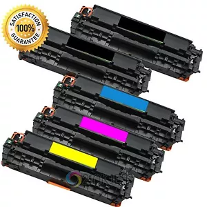 5 x Toner kolorowy do HP CC530A CC531A CC532A CC533A 304A LaserJet CM2320 CP2025 - Zdjęcie 1 z 5