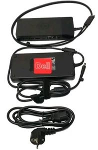 Dell Latitude WD19DC Dock Mit 2x Thunderbolt Docking-Station Set 240W USB-C - Afbeelding 1 van 7
