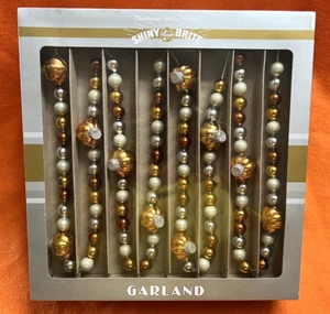 New 2023 Christopher Radko Shiny Brite Halloween Pumpkin Garland Thanksgiving - Picture 1 of 15