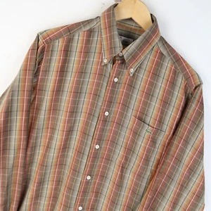 Lacoste Casual Button Down Shirt Checked SZ S / M  39  (M805) - Picture 1 of 6