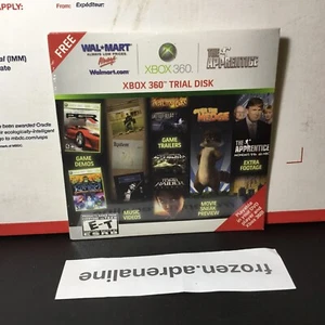 🔥😱 BN Xbox 360 Walmart Trial Demo DVD ✅ VINTAGE 👍🏽 FREE SHIP 🇺🇸✈️ - Picture 1 of 2
