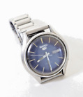 Vintage Seiko 5 Automatic Mens Watch 6309 8230 Day Date Dark Blue Dial Working